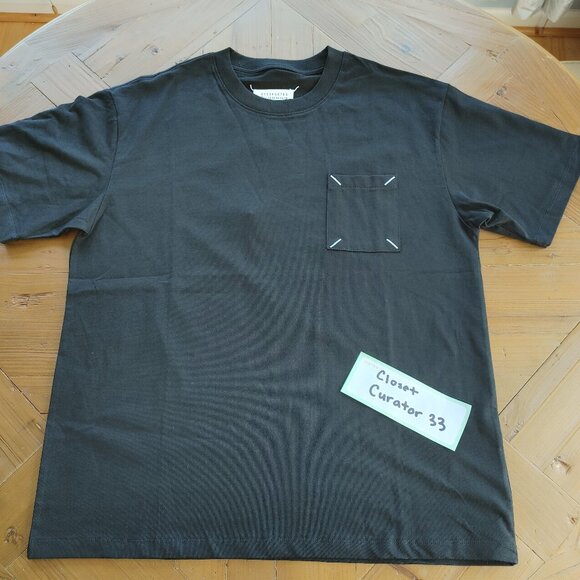 Maison Margiela 4 Stich black t-shirt size XL (New) - Picture 1 of 7